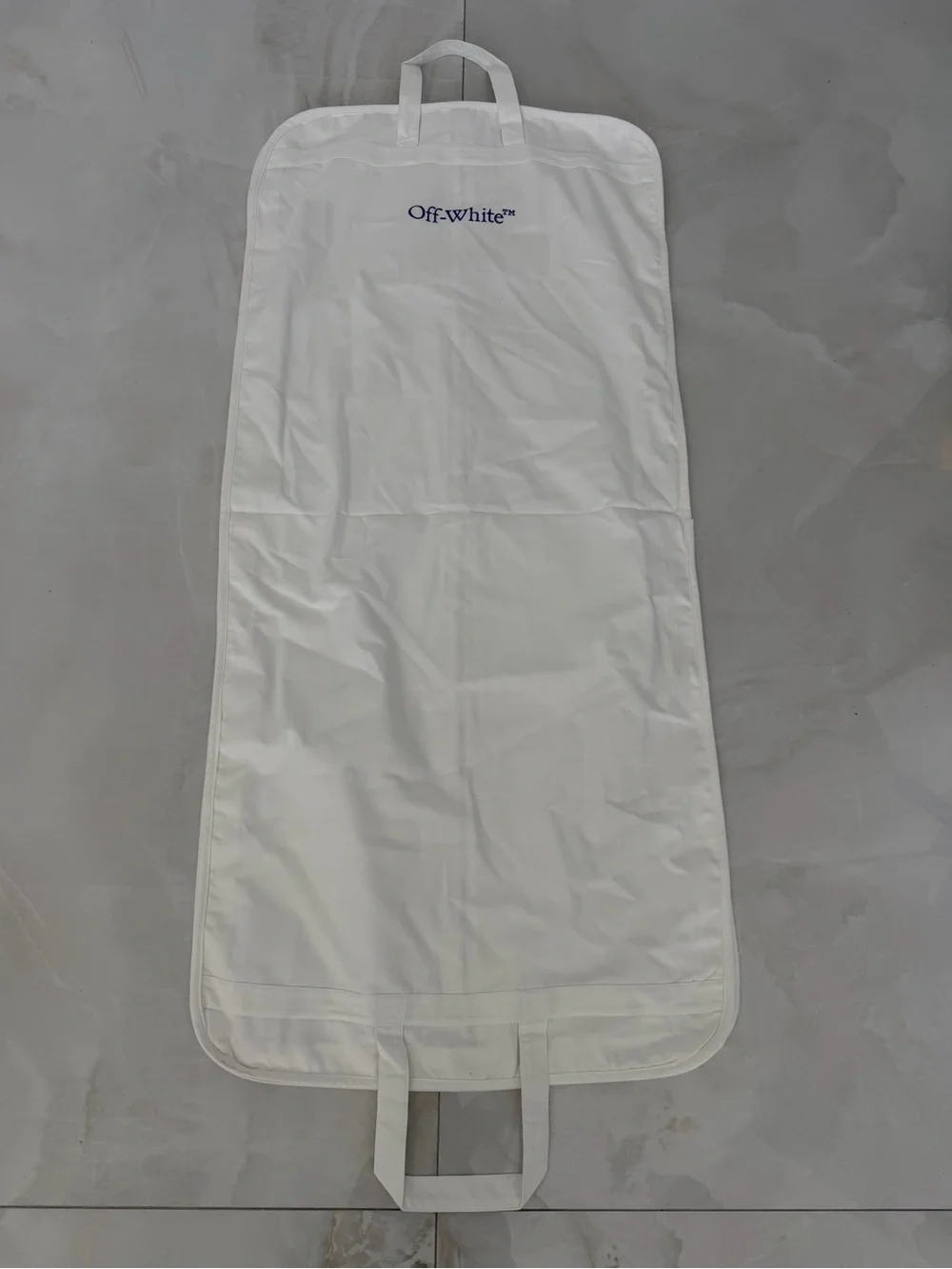 Newest Rare Off-White Garment Bag Shopping Bag & Receipt Holder